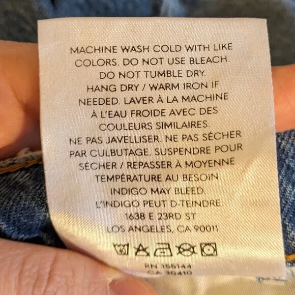 Boyish The Tommy Rigid Construction High Rise Straight Jeans Size 27 EUC - Picture 13 of 13